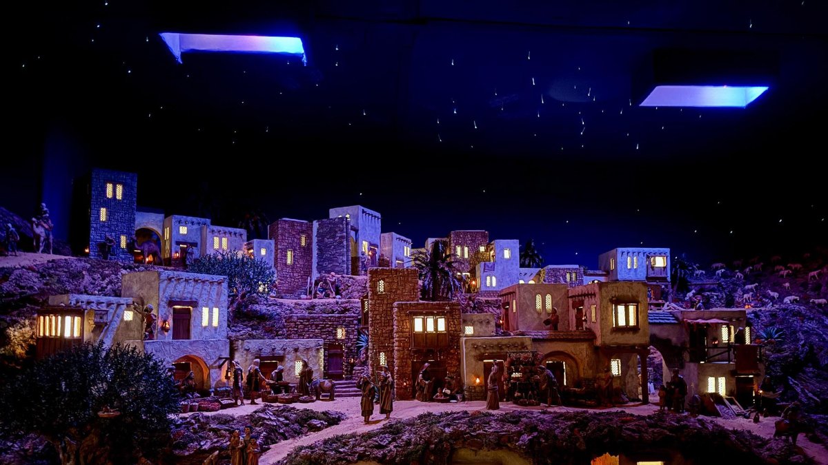 Escenas de Belén que se puede ver en la localidad burgalesa de Renuncio hasta el 7 de enero.