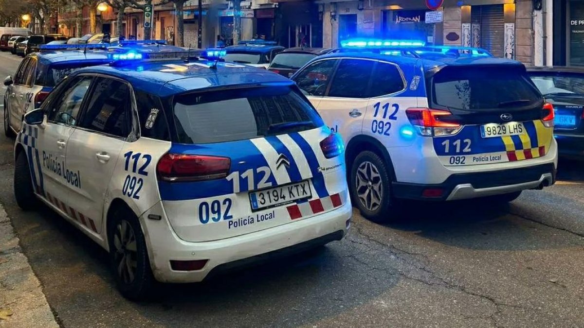 Redada de la Policía Local en la calle Briviesca