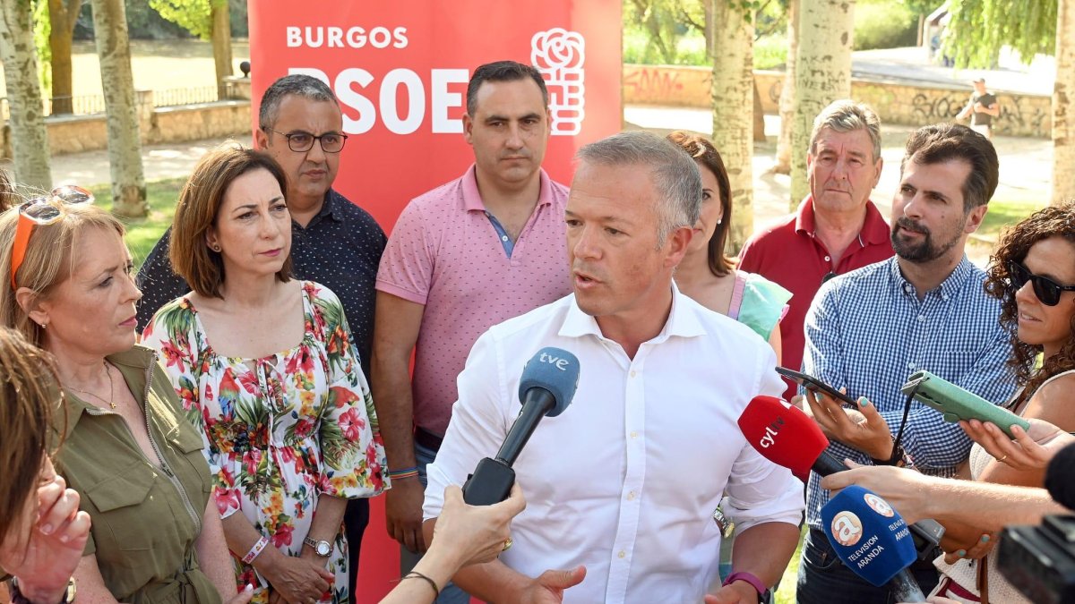 El senador del PSOE por Burgos, Ander Gil, en una imagen de archivo.