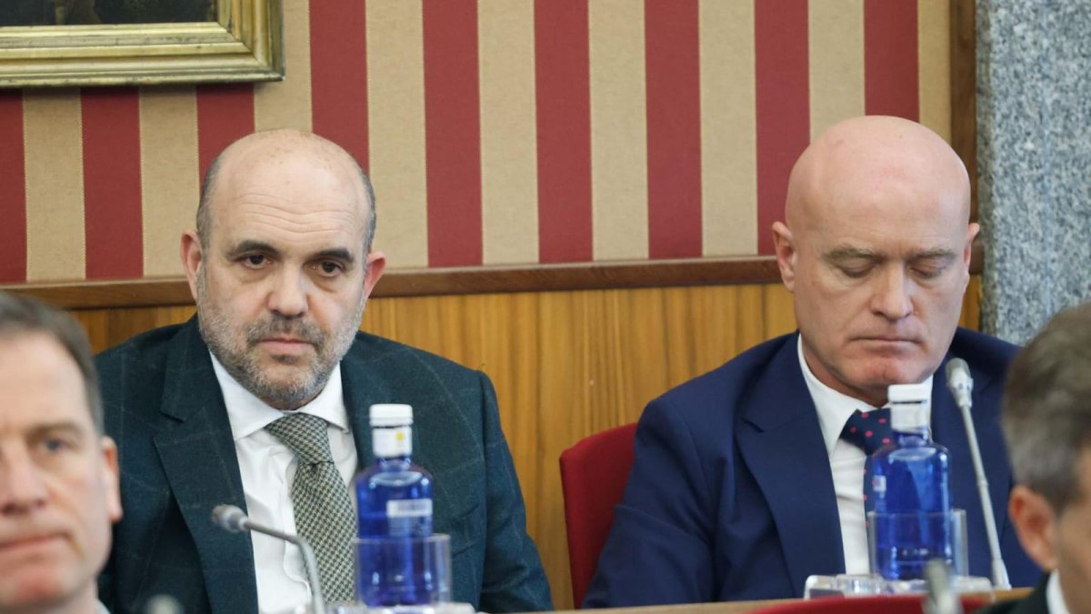 Fernando de la Varga durante el pleno municipal, tras el que formalizará su dimisión.