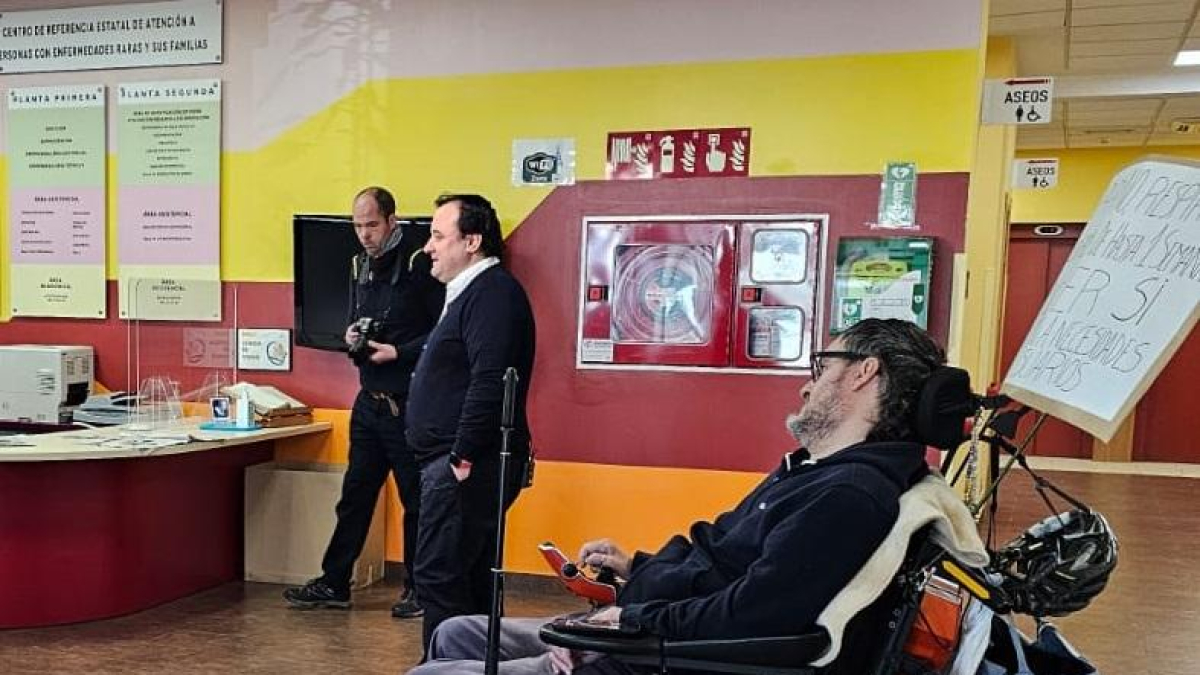 Dabiz Riaño, en el Centro Estatal de Enfermedades Raras (CREER).