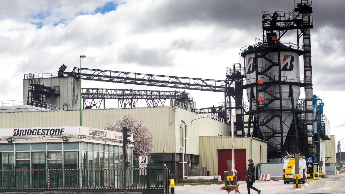 Imagen de la fábrica de Bridgestone en Burgos.