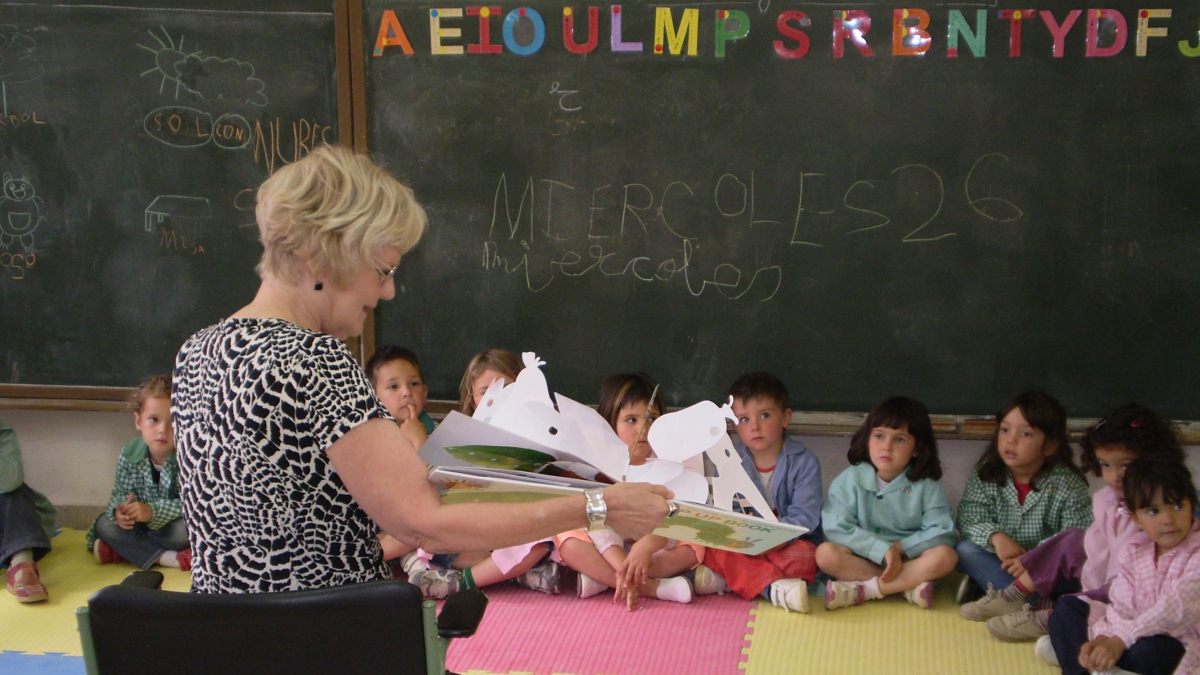 Imagen de archivo de la escuela infantil de Fuentespina