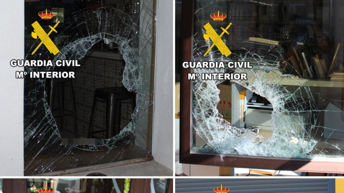 La Guardia Civil les atribuye al menos ocho robos.