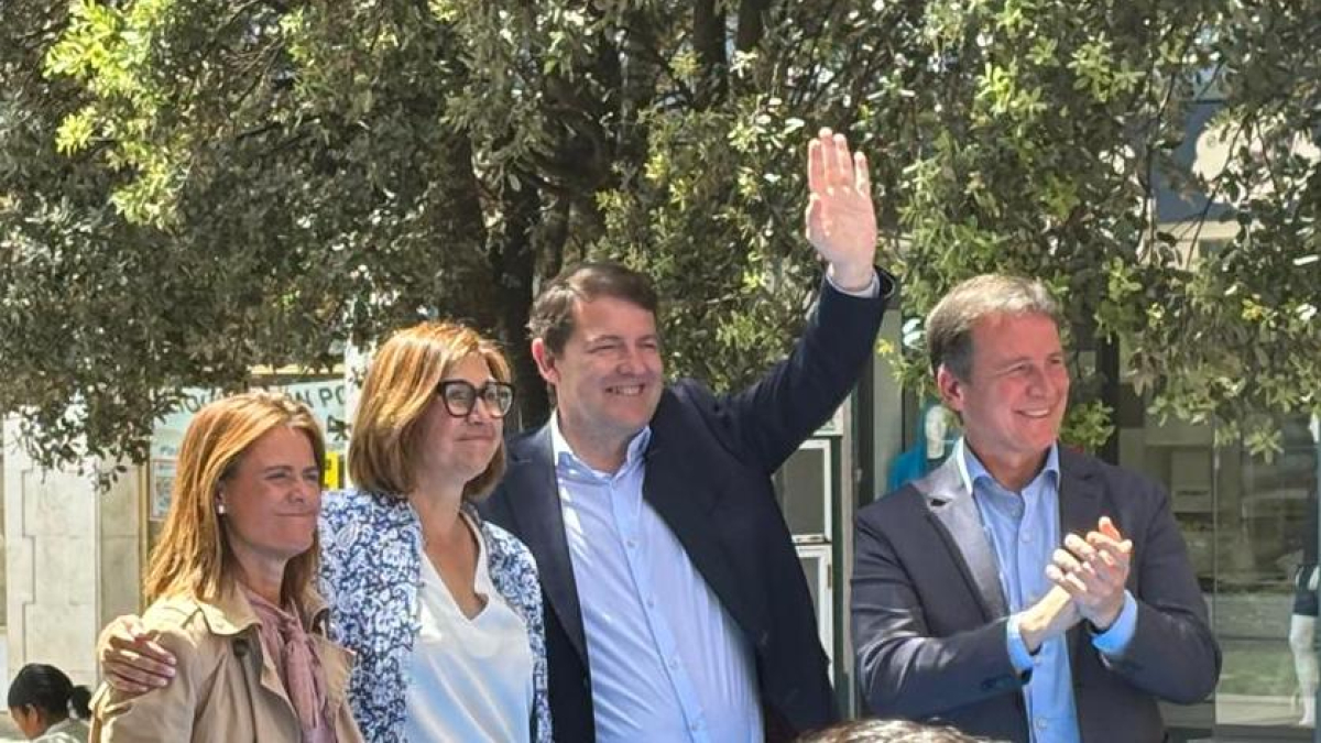 Mañueco ha protagonizado hoy un acto electoral en Aranda de Duero
