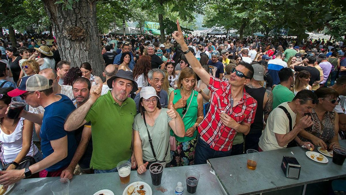 Instante de la fiesta del Parral de 2023.