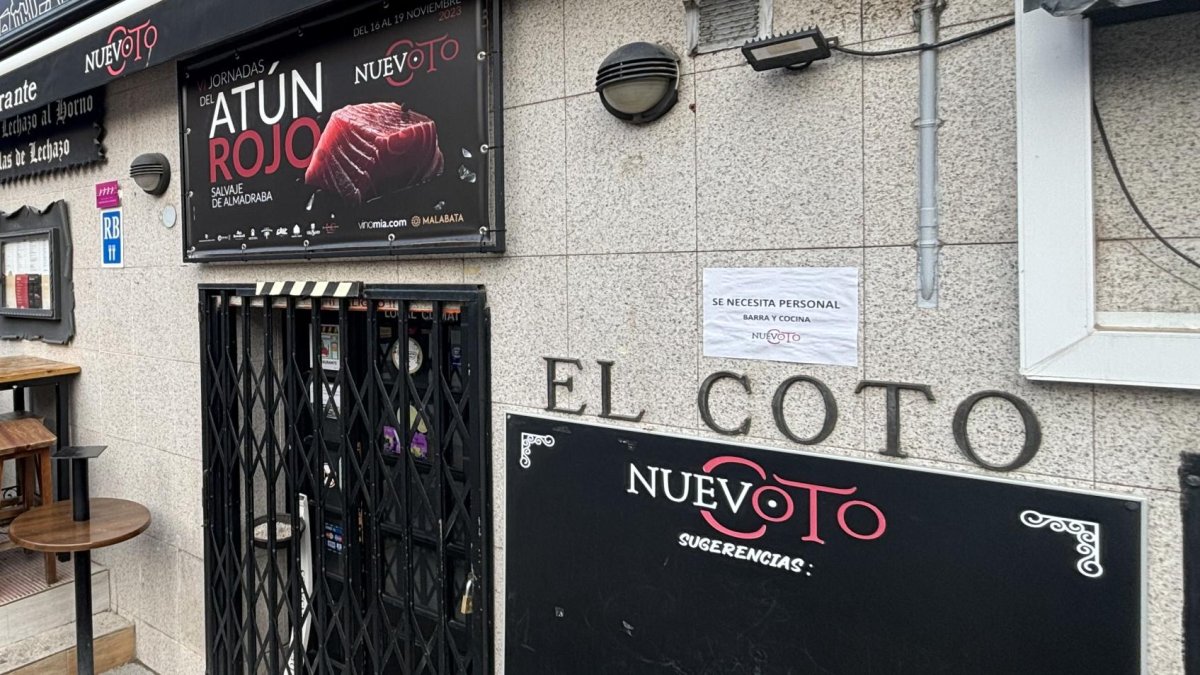 Restaurantes como El Nuevo Coto o La Perla buscan profesionales de la hostelería