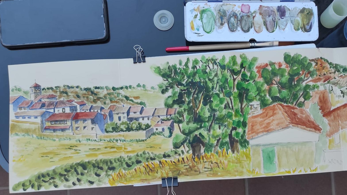 Obra de uno de los participantes de la anterior edición de ‘Dibujando x Mambrilla’.