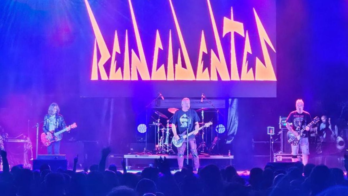 Reincidentes durante un concierto a finales de junio.