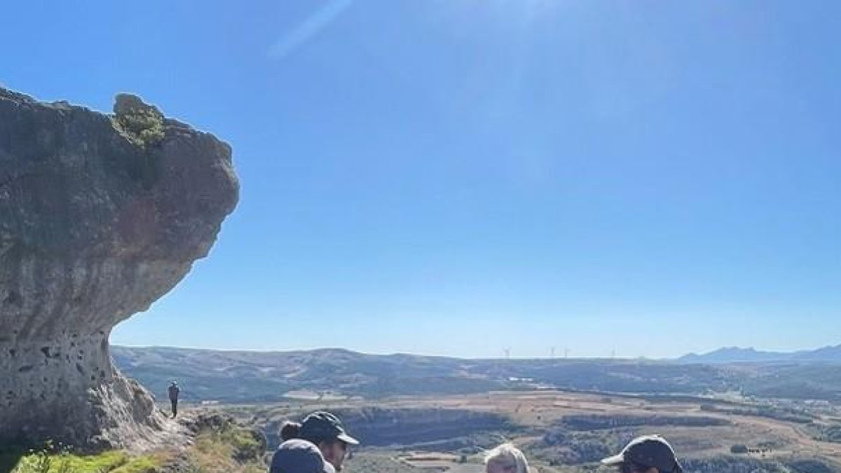 Visita de los evaluadores de la Unesco al Geoparque Las Loras.