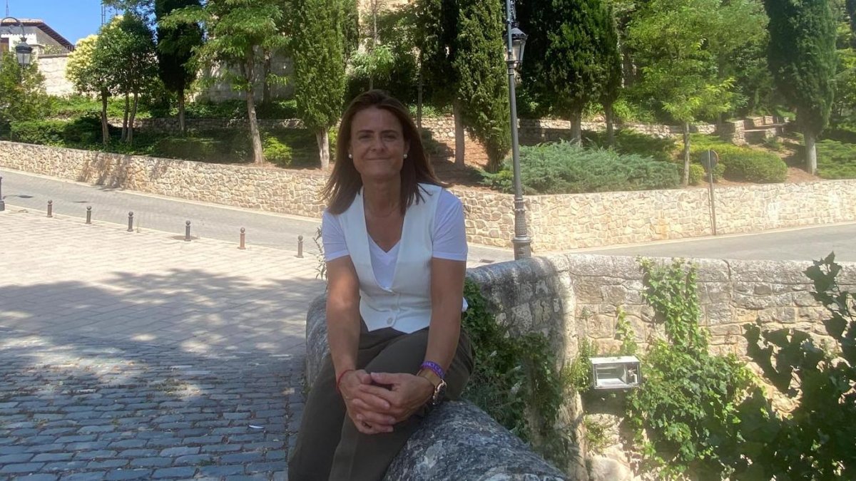 Cristina Valderas es la portavoz del Partido Popular en Aranda de Duero