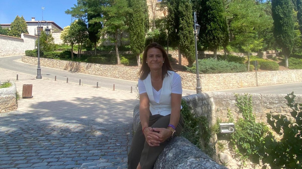 Cristina Valderas es la portavoz del Partido Popular en Aranda de Duero