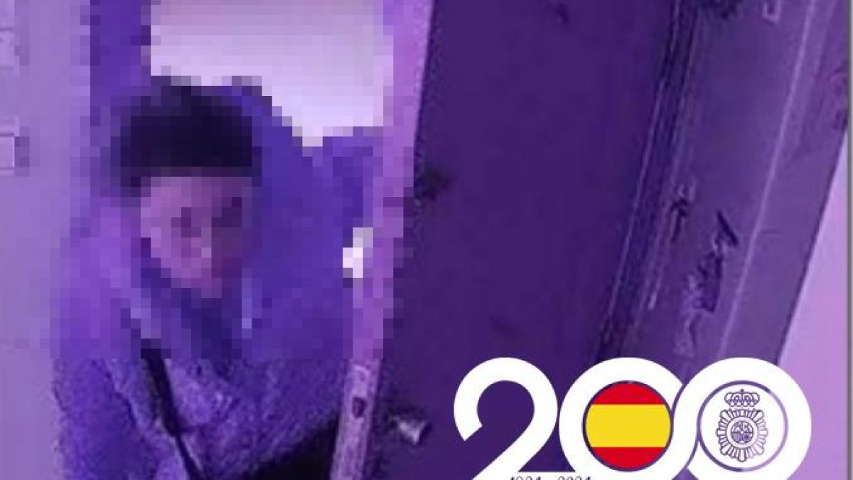 Imagen de una de las ladronas