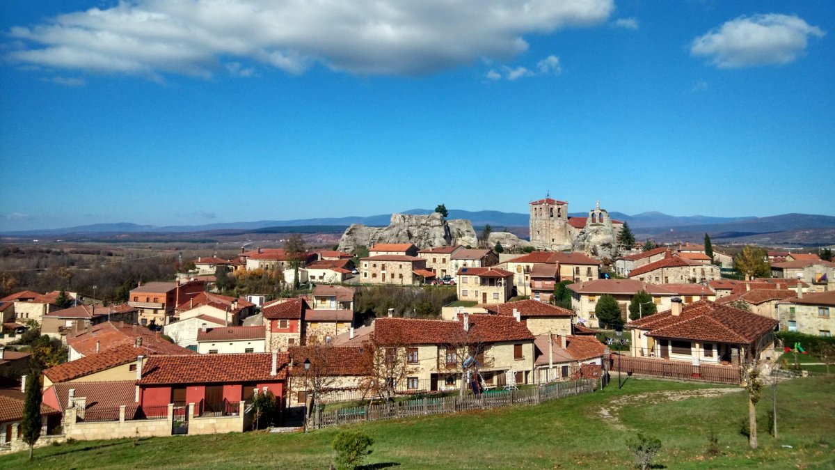 Vista aérea de Hacinas.