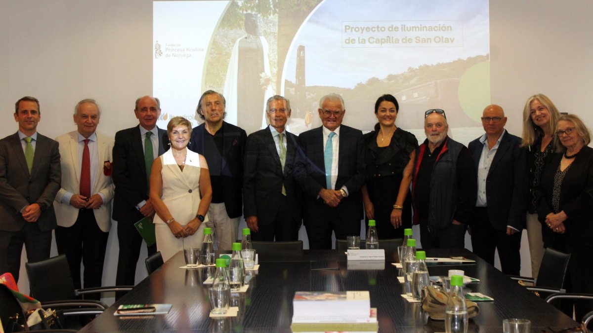 Iberdrola, a través de su fundación en España, ha firmado un acuerdo de colaboración con la Fundación Princesa Kristina de Noruega para iluminar el complejo de la capilla de San Olav