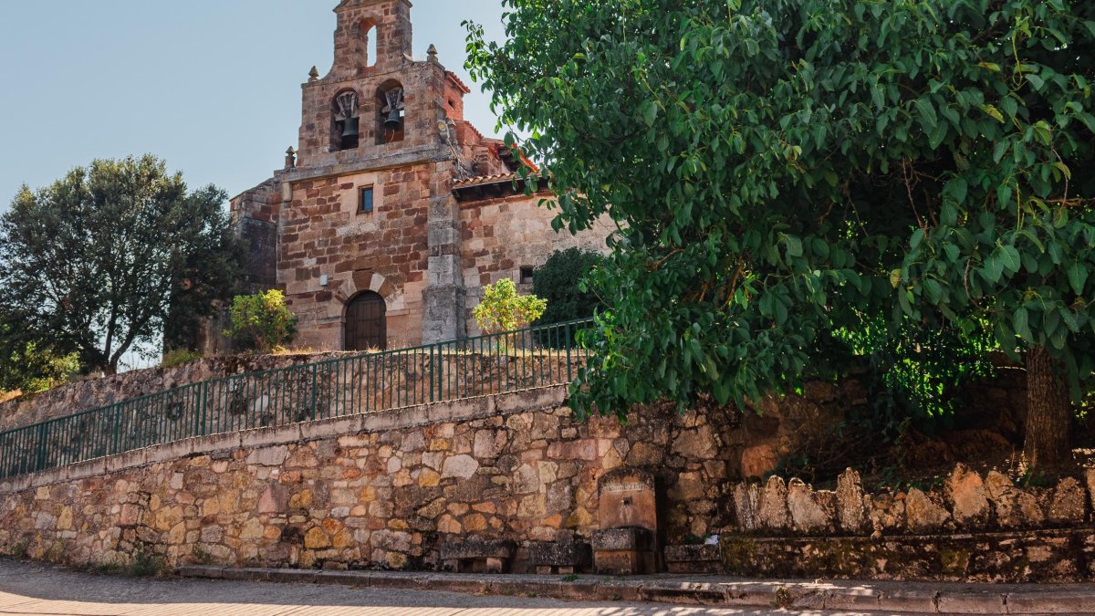 Iglesia de San Román, en Cuzcurrita de Juarros.
