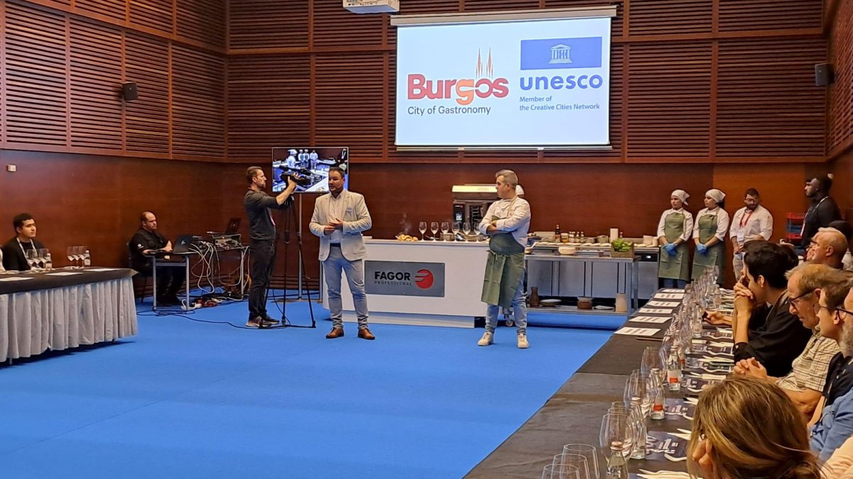Imagen de la presencia de Burgos en San Sebastián Gastronomika.