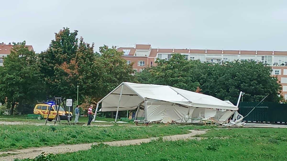 La borrasca 'Kirk' causa estragos en Burgos.