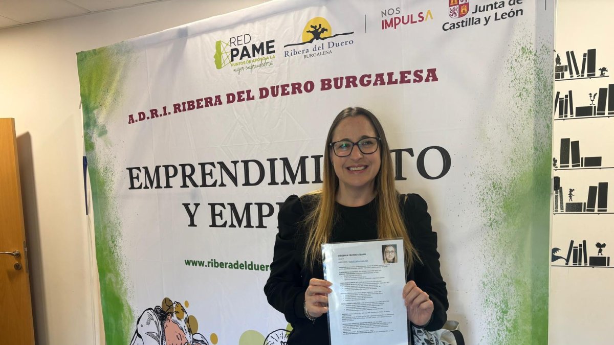 Vicky es una de las personas que buscan empleo en Aranda y la Ribera