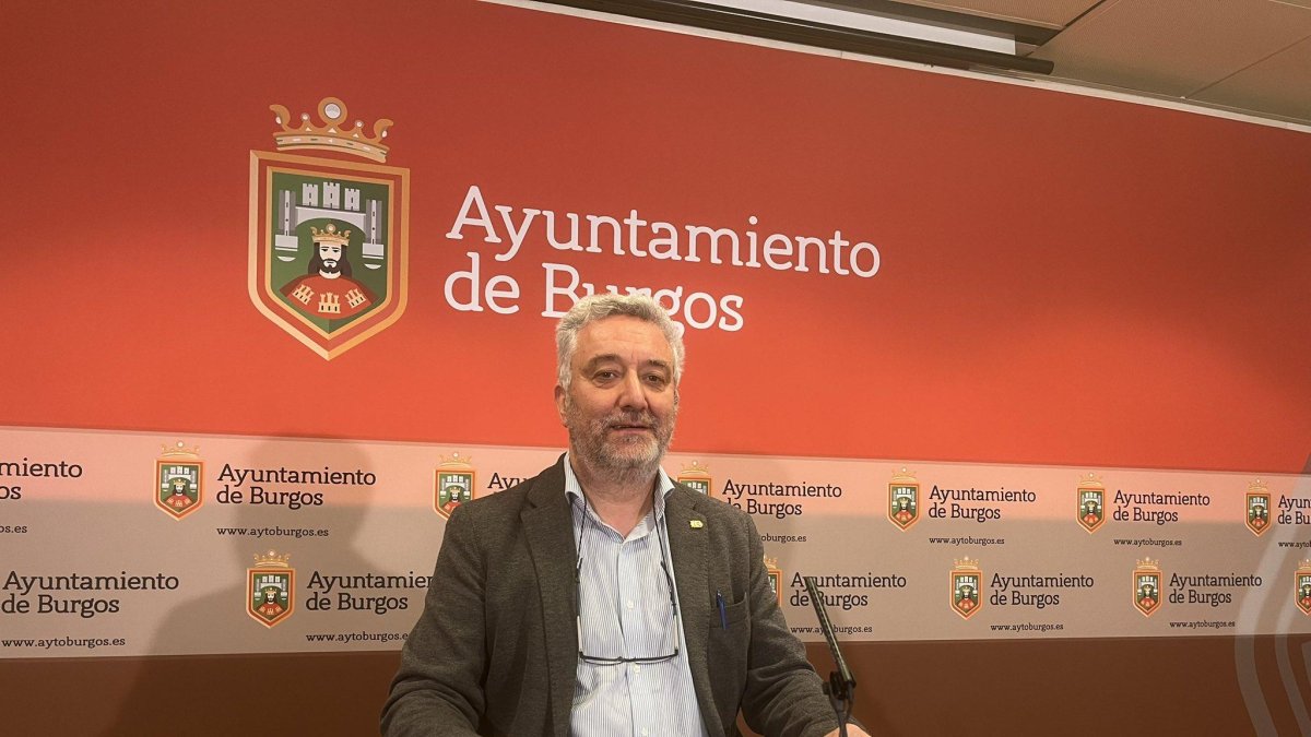 Carlos Niño, concejal de Medio Ambiente en el Ayuntamiento de Burgos.