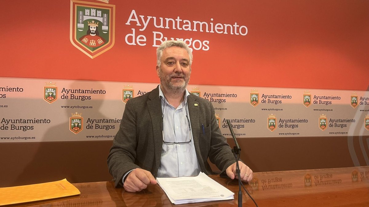 Carlos Niño, concejal de Medio Ambiente en el Ayuntamiento de Burgos.