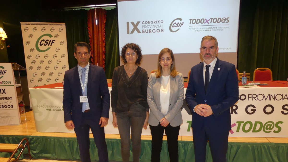 Carlos Rincón, Mª Carmen Castrillo, Eva Fernández Urbón y Benjamín Castro.