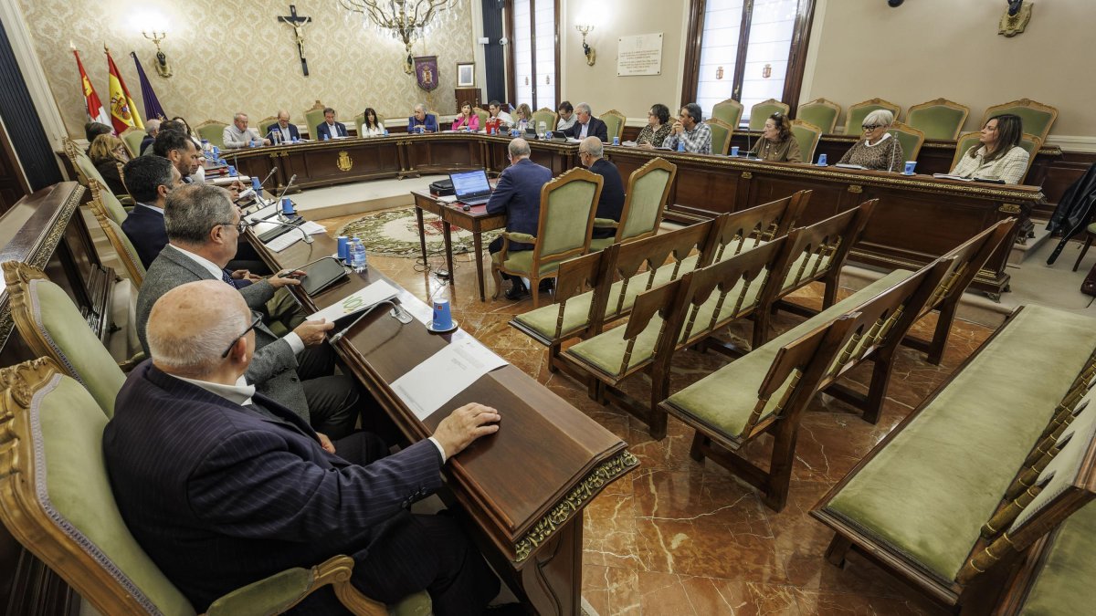 Imagen del pleno de la Diputación.