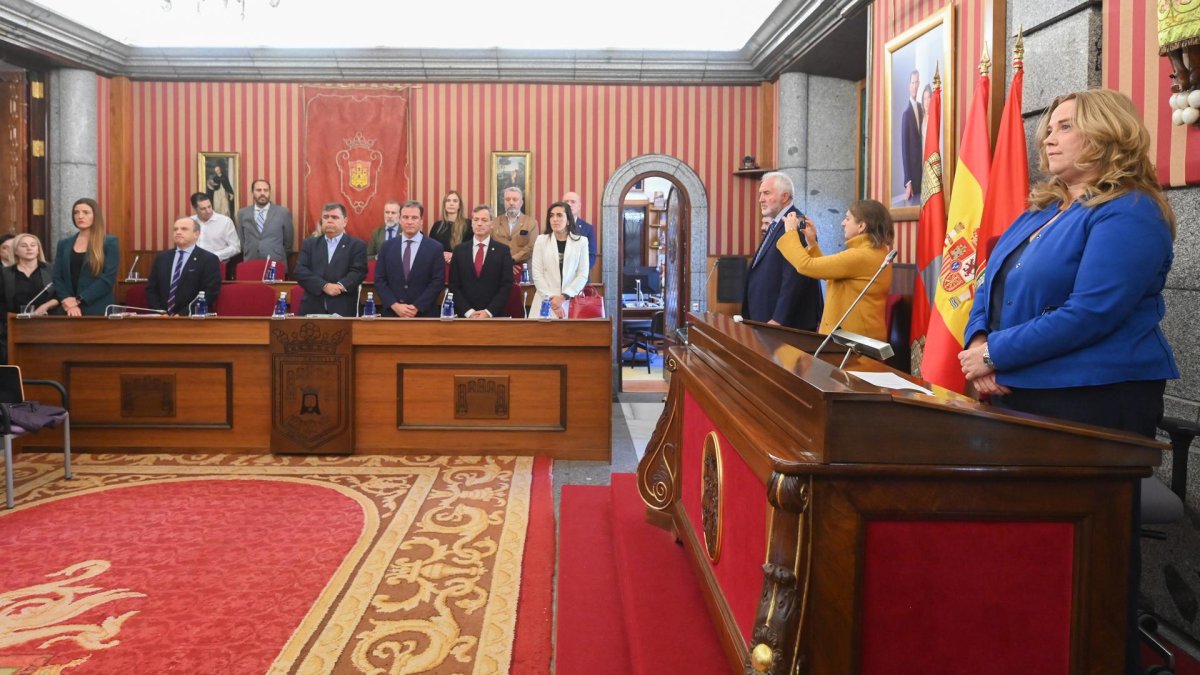 Celebración del Pleno en el que se debate la aprobación inicial del presupuesto general del Ayuntamiento de Burgos para 2025.