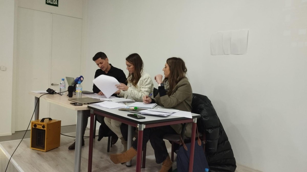 Imagen de la asamblea de la Arandina del martes