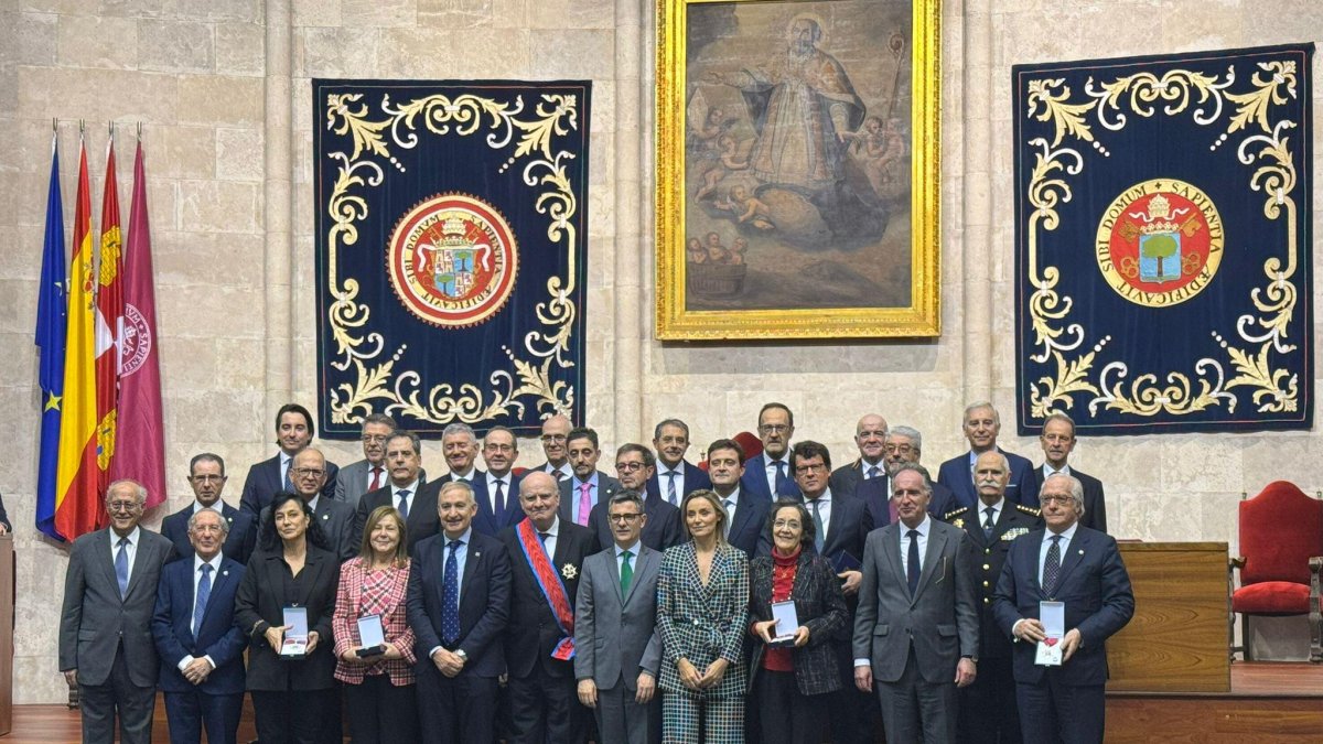 Entrega de condecoraciones de la Orden de San Raimundo de Peñafort en Valladolid.