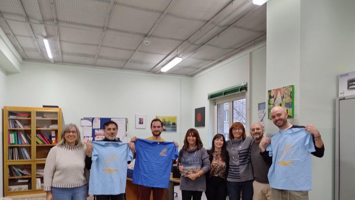 El instituto Valle del Arlanza de Lerma celebra la obtención de su acreditación Erasmus+.
