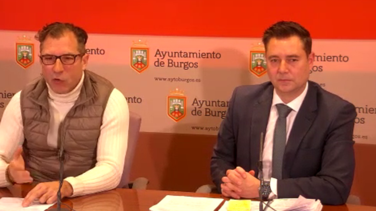 Julio César Arnáiz y Daniel de la Rosa, en rueda de prensa.