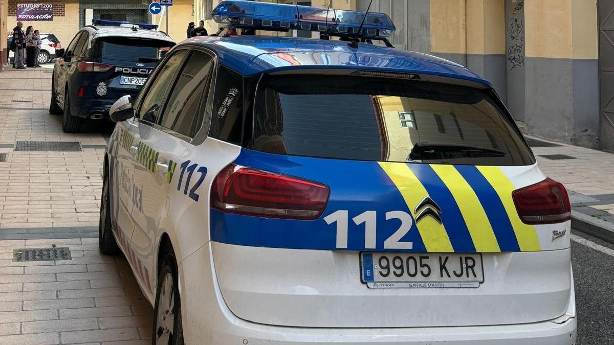 Imagen de una actuación de la Policía Local de Aranda