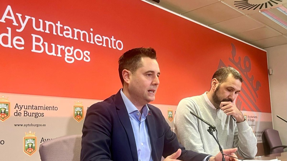 Daniel de la Rosa y Daniel Garabito, en rueda de prensa.