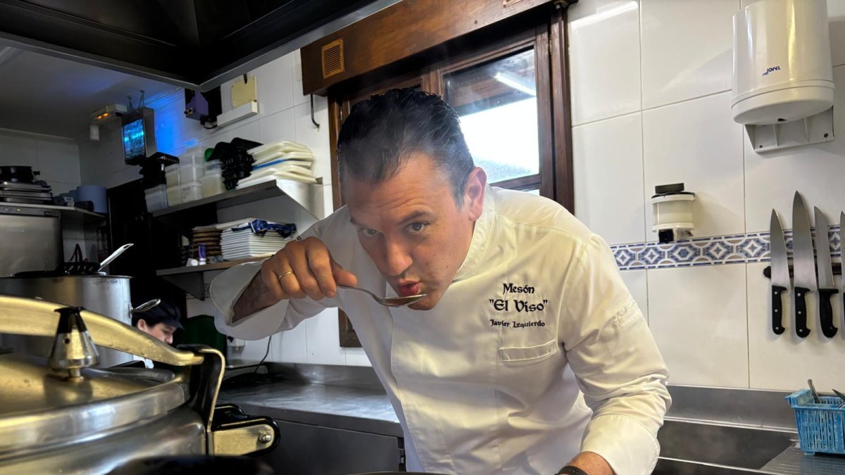 Javier Izquierdo es el chef de El Viso en Gumiel de Mercado