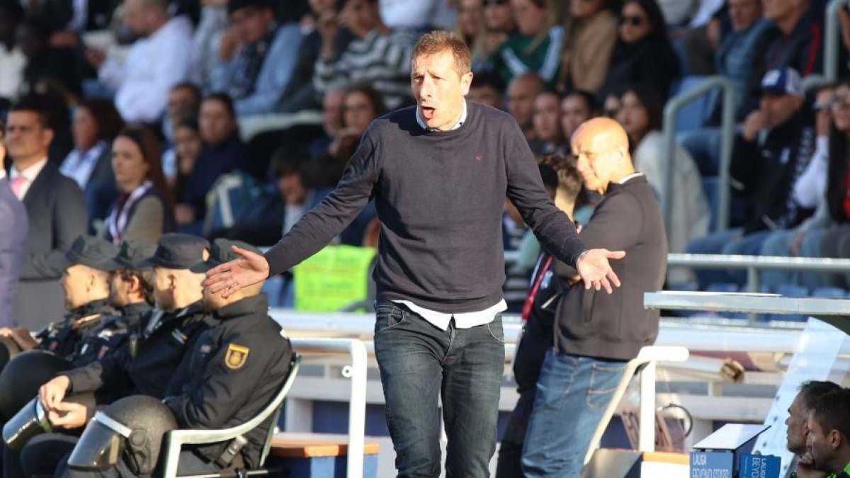 Ramis, durante el partido contra el Tenerife.