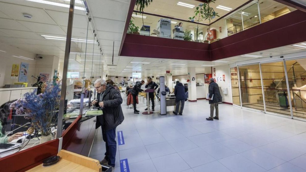 Interior del Ayuntamiento de Burgos.