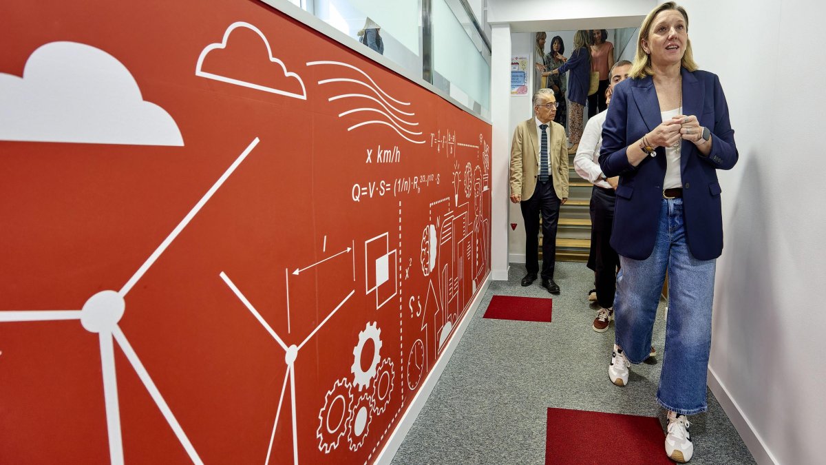 Isabel Blanco, en el centro de Mediacyl en Burgos.