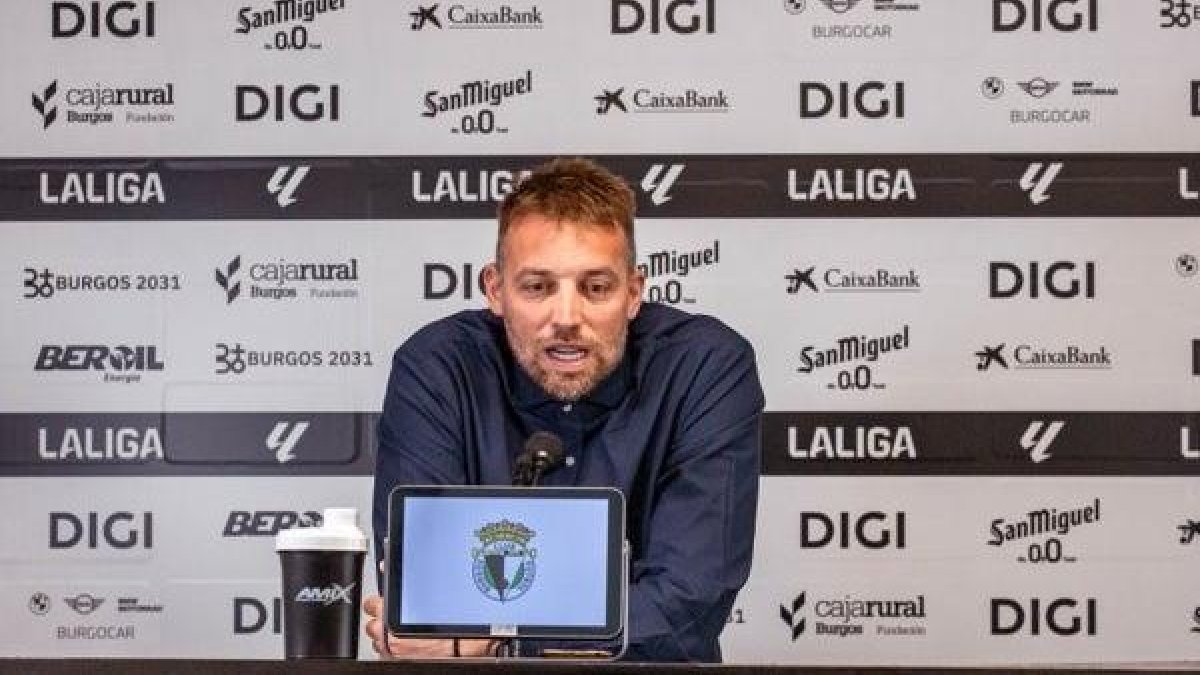 Michu, director deportivo del Burgos CF.