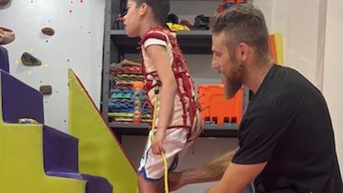 Instante de la terapia de Martín con Isidro Benito.