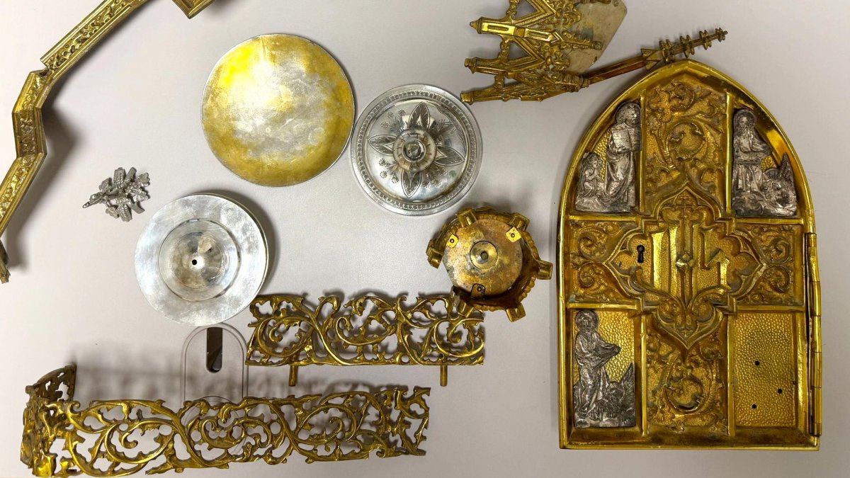 Las piezas fueron halladas y devueltas con rapidez por la Guardia Civil.