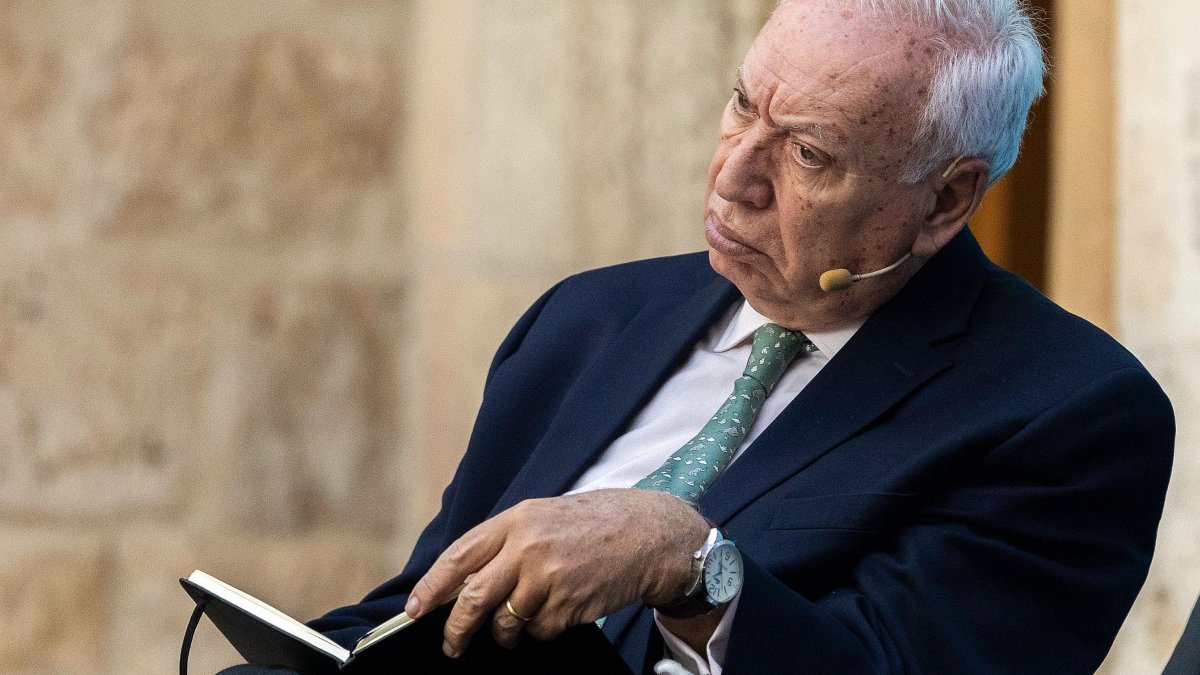 José Manuel García-Margallo, en el encuentro 'Diálogos para el Desarrollo' celebrado en Burgos.