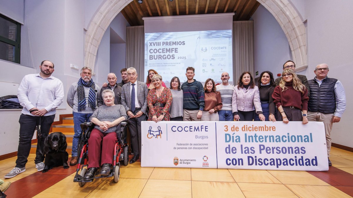 Decimoctava edición de la gala anual y entrega de premios de Cocemfe Burgos.