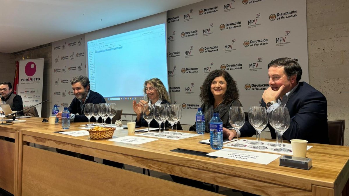 El director técnico de Vega Sicilia en un evento de Enoduero
