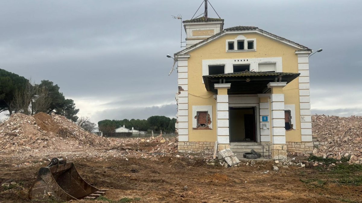 El derribo está muy avanzado