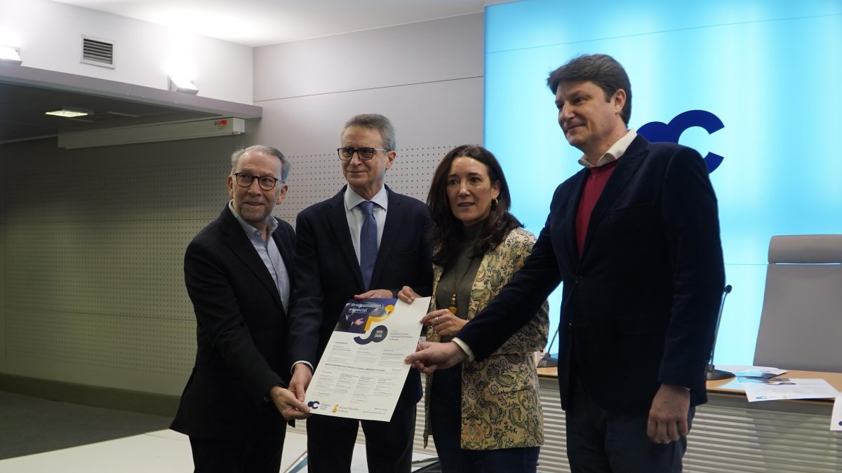Presentación de los actos conmemorativos del 50 aniversario de Fundación Círculo y la Sociedad Filarmónica de Burgos.