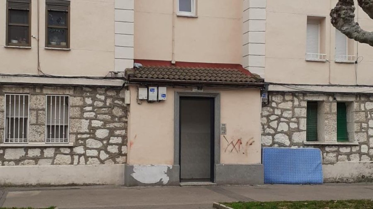 Imagen del piso del edificio ocupado