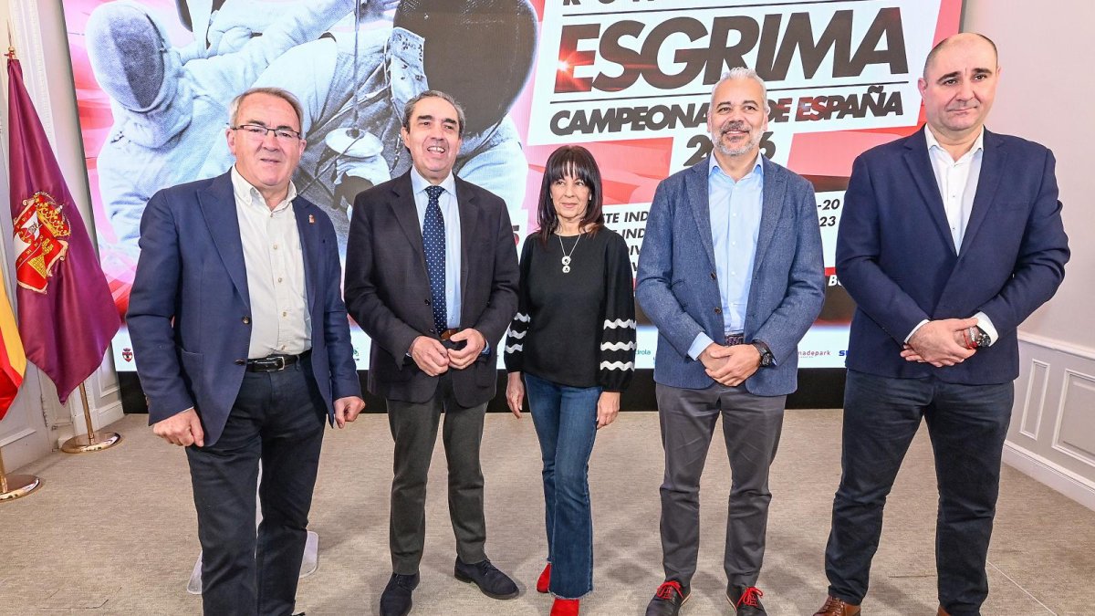 Presentación del campeonato de España de esgrima sub 20 y sub 23.
