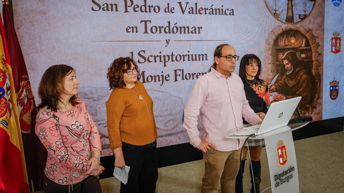 Presentación del estudio sobre el terreno del antiguo monasterio de San Pedro de Valeránica.