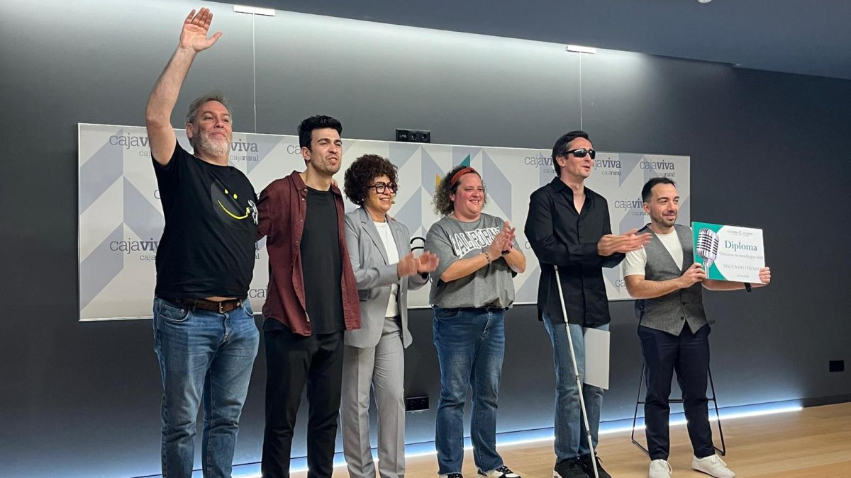 El zamorano Juanma Ramajo se impone en la final del Concurso de Monólogos de la Fundación Caja Rural.